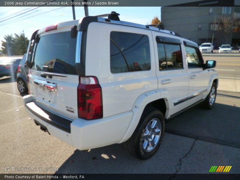 Stone White / Saddle Brown 2006 Jeep Commander Limited 4x4