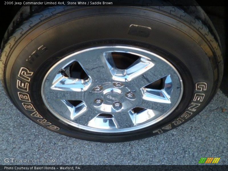 Stone White / Saddle Brown 2006 Jeep Commander Limited 4x4