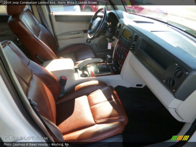 Stone White / Saddle Brown 2006 Jeep Commander Limited 4x4