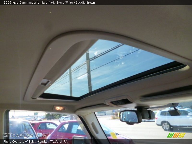 Stone White / Saddle Brown 2006 Jeep Commander Limited 4x4