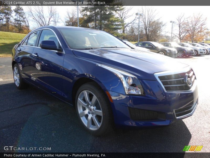 Opulent Blue Metallic / Jet Black/Jet Black 2014 Cadillac ATS 2.5L
