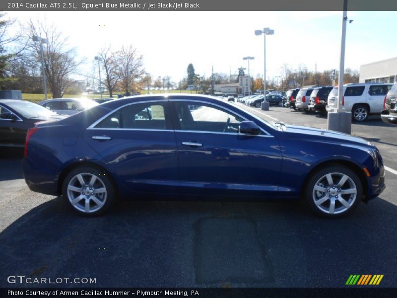 Opulent Blue Metallic / Jet Black/Jet Black 2014 Cadillac ATS 2.5L