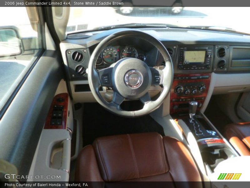 Stone White / Saddle Brown 2006 Jeep Commander Limited 4x4