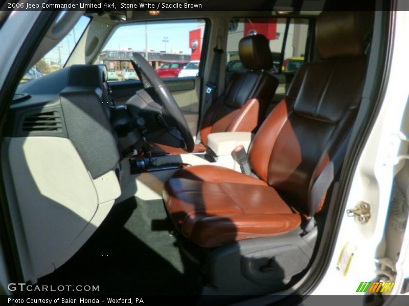 Stone White / Saddle Brown 2006 Jeep Commander Limited 4x4