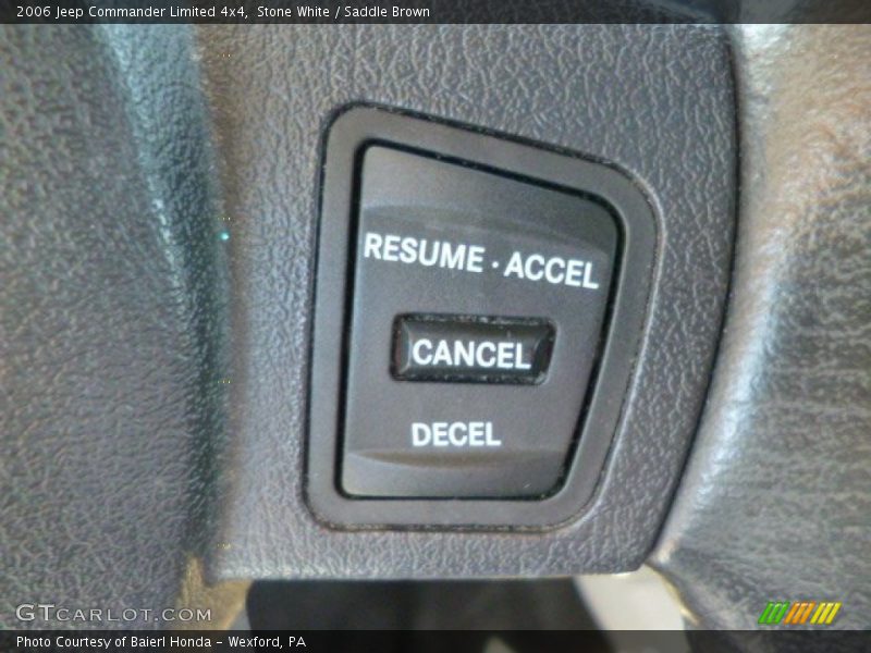 Stone White / Saddle Brown 2006 Jeep Commander Limited 4x4