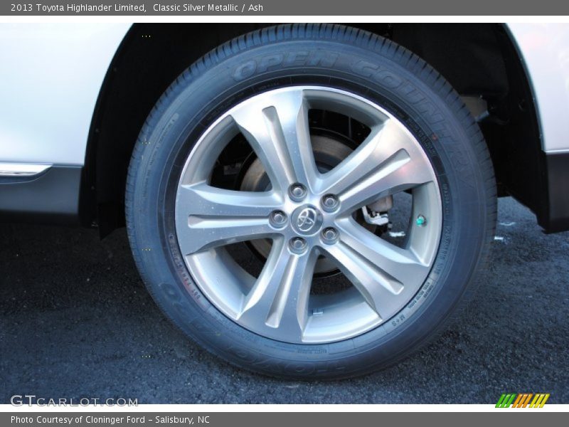 Classic Silver Metallic / Ash 2013 Toyota Highlander Limited