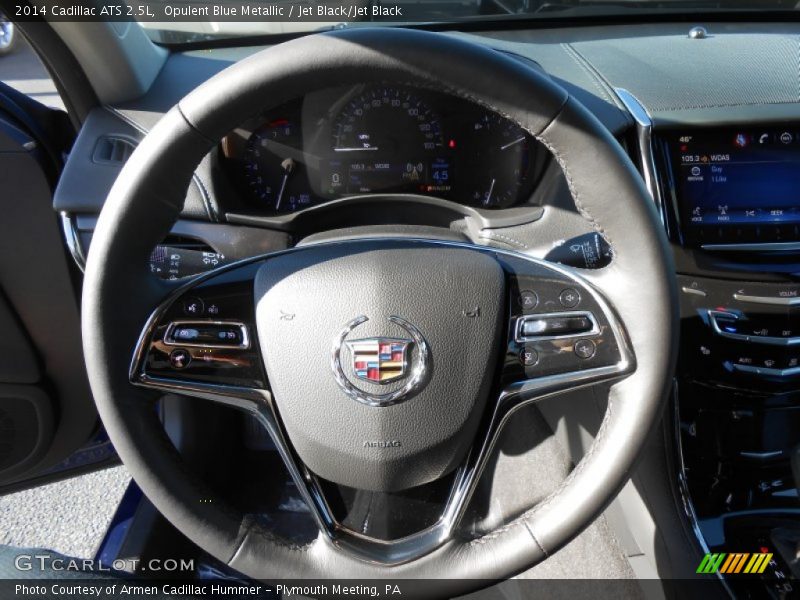 Opulent Blue Metallic / Jet Black/Jet Black 2014 Cadillac ATS 2.5L