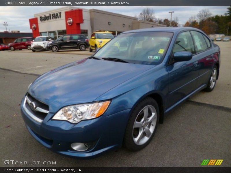 Newport Blue Pearl / Warm Ivory 2008 Subaru Legacy 2.5i Limited Sedan