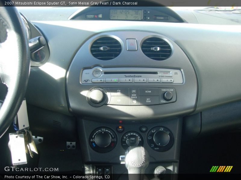 Satin Meisai Gray Pearl / Dark Charcoal 2007 Mitsubishi Eclipse Spyder GT