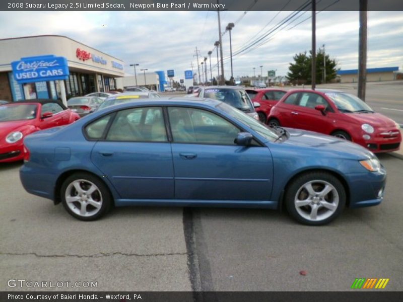 Newport Blue Pearl / Warm Ivory 2008 Subaru Legacy 2.5i Limited Sedan