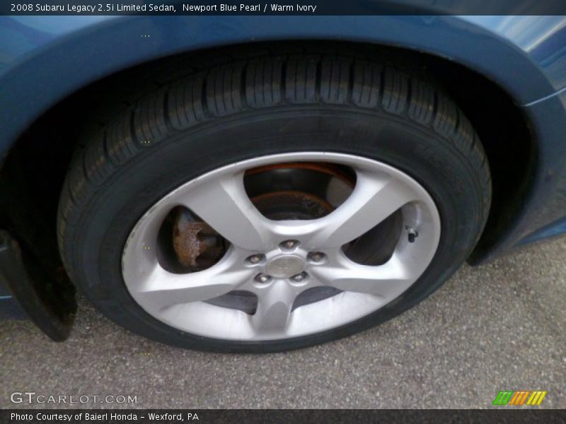 Newport Blue Pearl / Warm Ivory 2008 Subaru Legacy 2.5i Limited Sedan