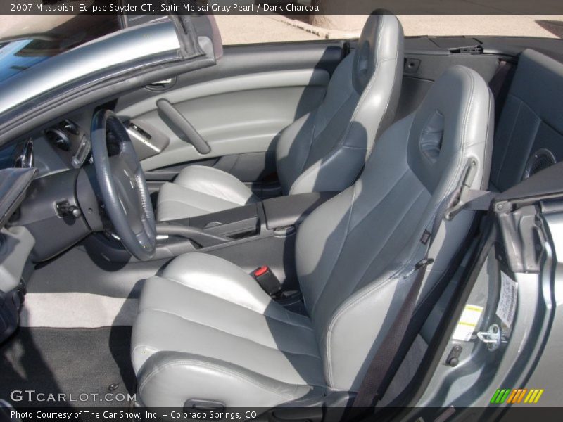 Satin Meisai Gray Pearl / Dark Charcoal 2007 Mitsubishi Eclipse Spyder GT