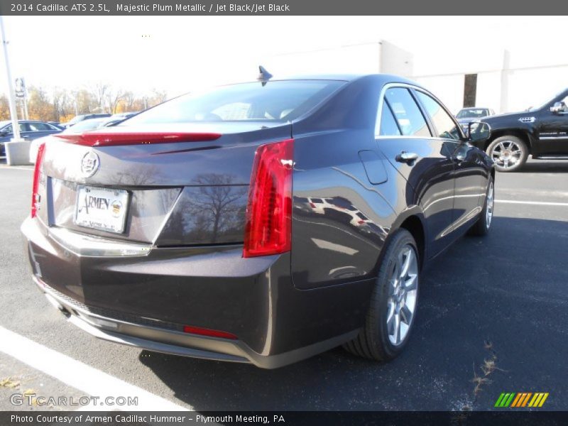 Majestic Plum Metallic / Jet Black/Jet Black 2014 Cadillac ATS 2.5L