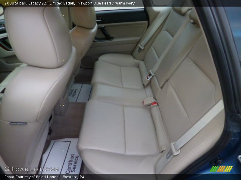 Newport Blue Pearl / Warm Ivory 2008 Subaru Legacy 2.5i Limited Sedan