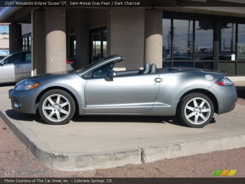 Satin Meisai Gray Pearl / Dark Charcoal 2007 Mitsubishi Eclipse Spyder GT