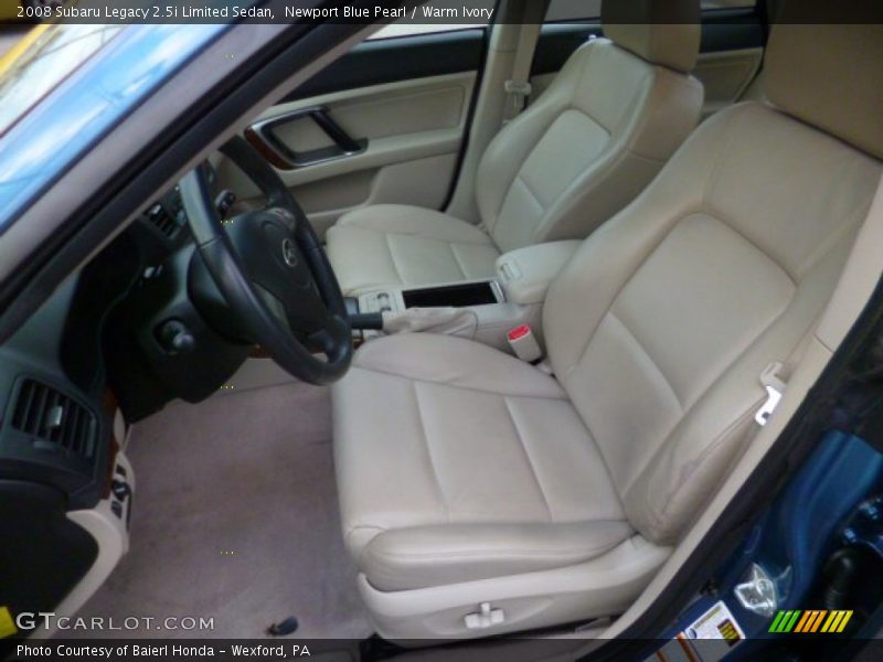Newport Blue Pearl / Warm Ivory 2008 Subaru Legacy 2.5i Limited Sedan