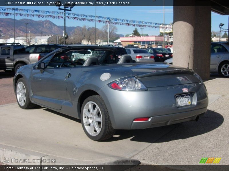 Satin Meisai Gray Pearl / Dark Charcoal 2007 Mitsubishi Eclipse Spyder GT