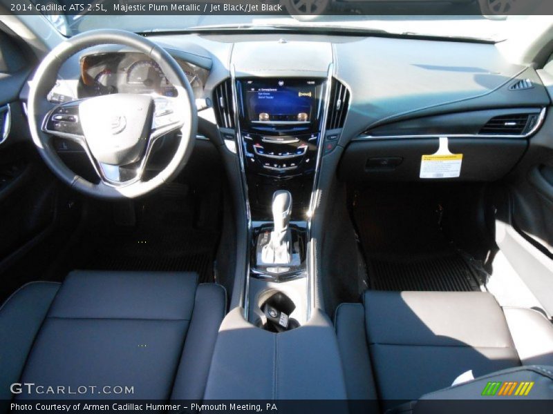 Majestic Plum Metallic / Jet Black/Jet Black 2014 Cadillac ATS 2.5L