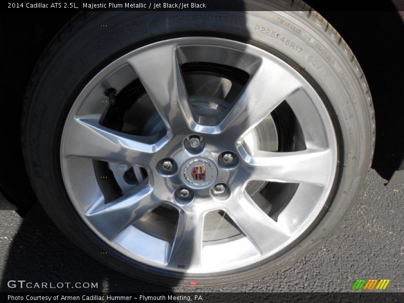 Majestic Plum Metallic / Jet Black/Jet Black 2014 Cadillac ATS 2.5L