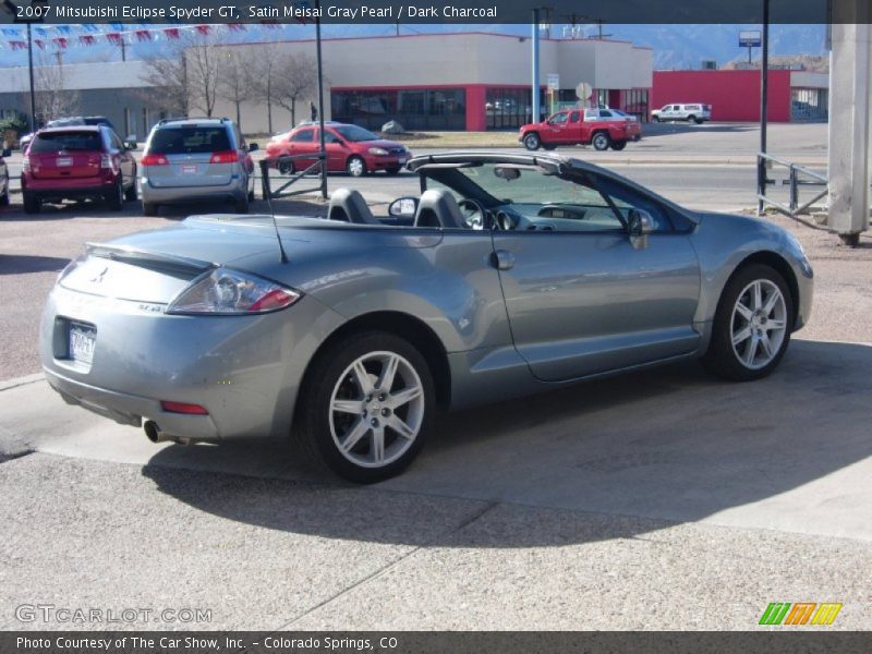 Satin Meisai Gray Pearl / Dark Charcoal 2007 Mitsubishi Eclipse Spyder GT