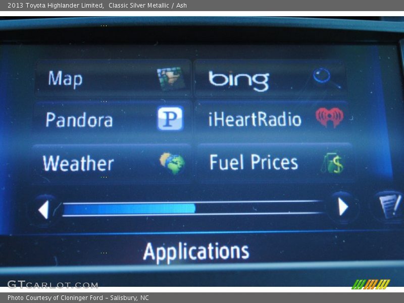 Classic Silver Metallic / Ash 2013 Toyota Highlander Limited