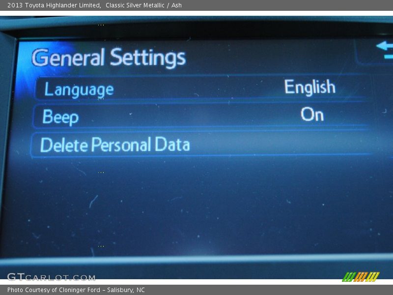 Classic Silver Metallic / Ash 2013 Toyota Highlander Limited
