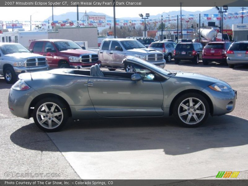 Satin Meisai Gray Pearl / Dark Charcoal 2007 Mitsubishi Eclipse Spyder GT