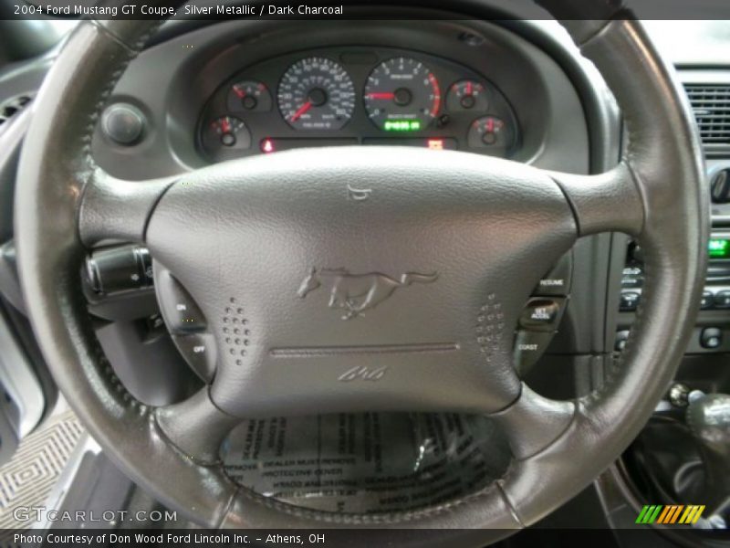 Silver Metallic / Dark Charcoal 2004 Ford Mustang GT Coupe