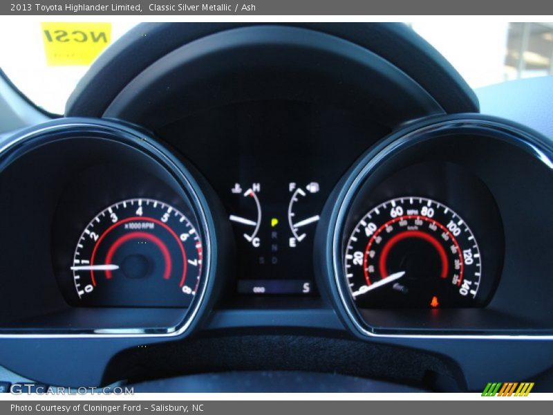 Classic Silver Metallic / Ash 2013 Toyota Highlander Limited