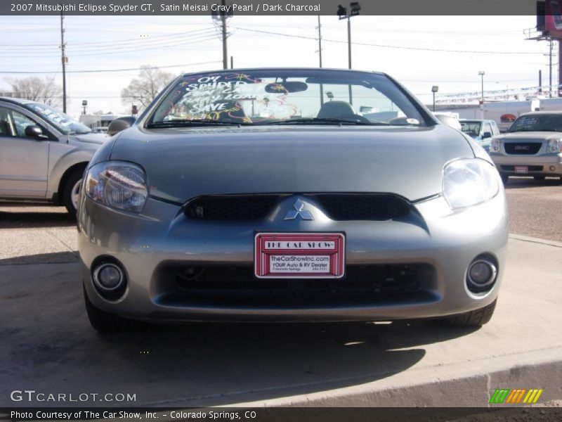 Satin Meisai Gray Pearl / Dark Charcoal 2007 Mitsubishi Eclipse Spyder GT