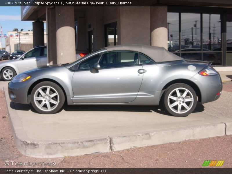 Satin Meisai Gray Pearl / Dark Charcoal 2007 Mitsubishi Eclipse Spyder GT
