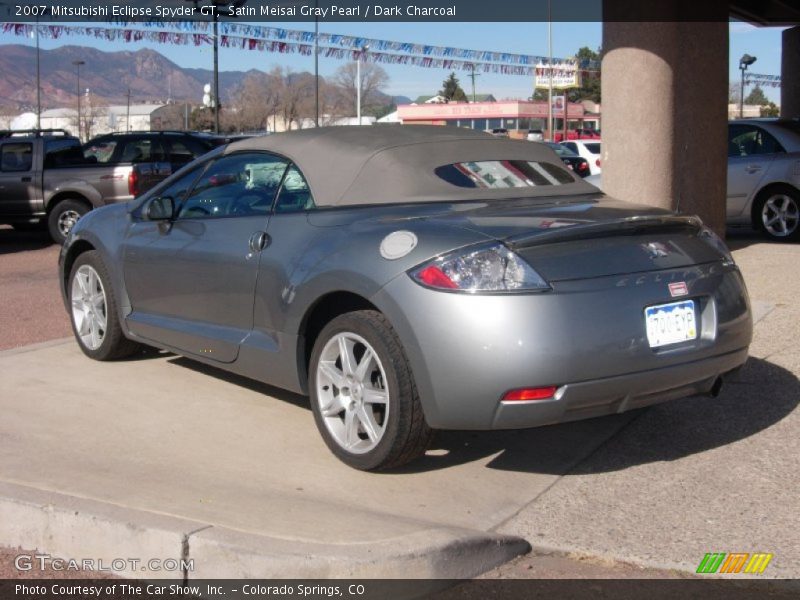 Satin Meisai Gray Pearl / Dark Charcoal 2007 Mitsubishi Eclipse Spyder GT