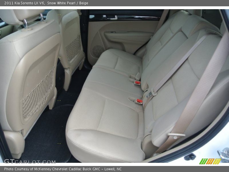 Snow White Pearl / Beige 2011 Kia Sorento LX V6