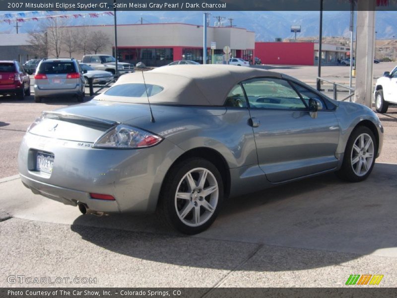 Satin Meisai Gray Pearl / Dark Charcoal 2007 Mitsubishi Eclipse Spyder GT