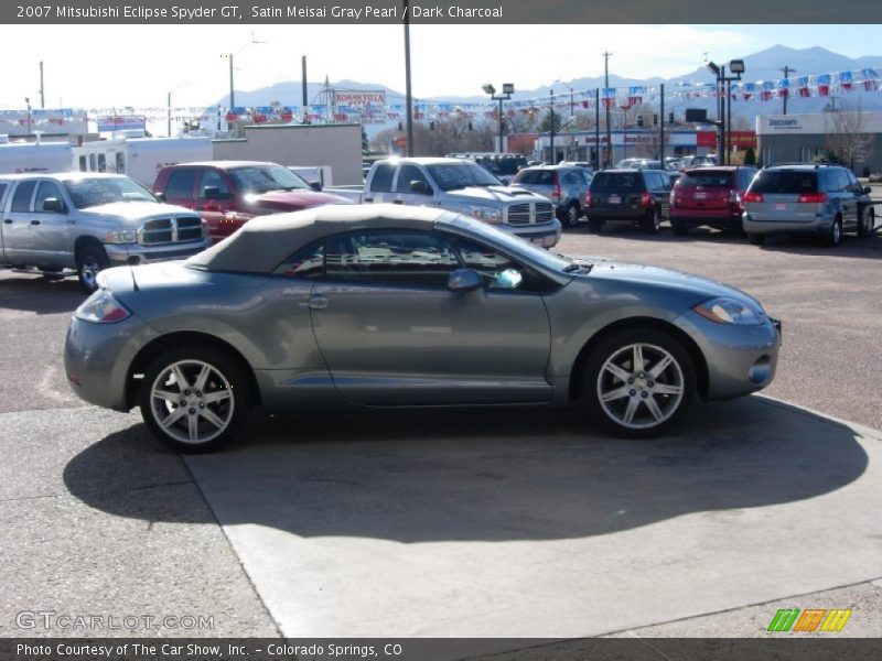 Satin Meisai Gray Pearl / Dark Charcoal 2007 Mitsubishi Eclipse Spyder GT