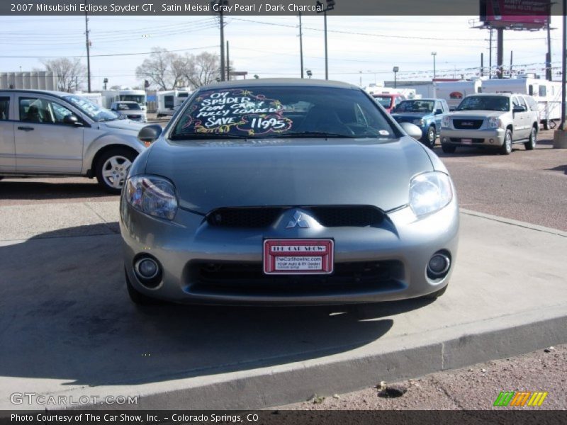 Satin Meisai Gray Pearl / Dark Charcoal 2007 Mitsubishi Eclipse Spyder GT