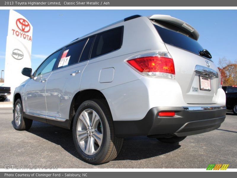 Classic Silver Metallic / Ash 2013 Toyota Highlander Limited