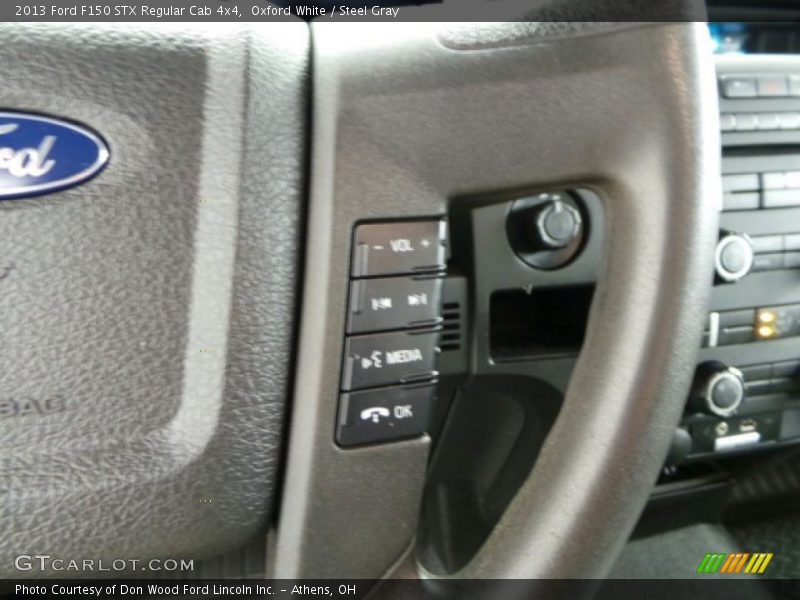 Oxford White / Steel Gray 2013 Ford F150 STX Regular Cab 4x4