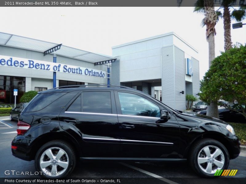 Black / Black 2011 Mercedes-Benz ML 350 4Matic