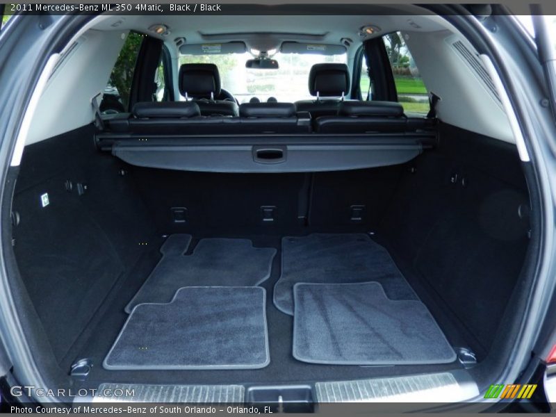 Black / Black 2011 Mercedes-Benz ML 350 4Matic