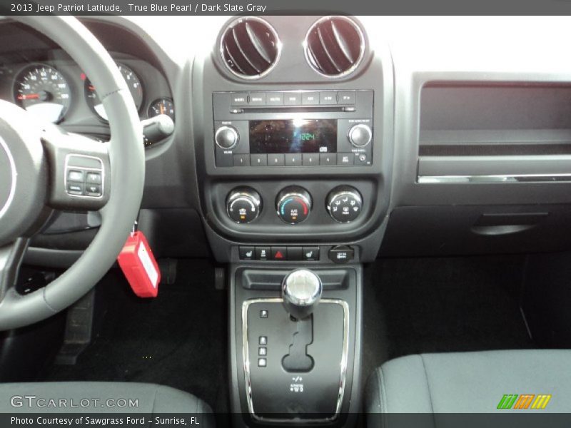 True Blue Pearl / Dark Slate Gray 2013 Jeep Patriot Latitude