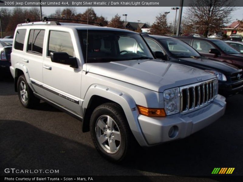 Bright Silver Metallic / Dark Khaki/Light Graystone 2006 Jeep Commander Limited 4x4