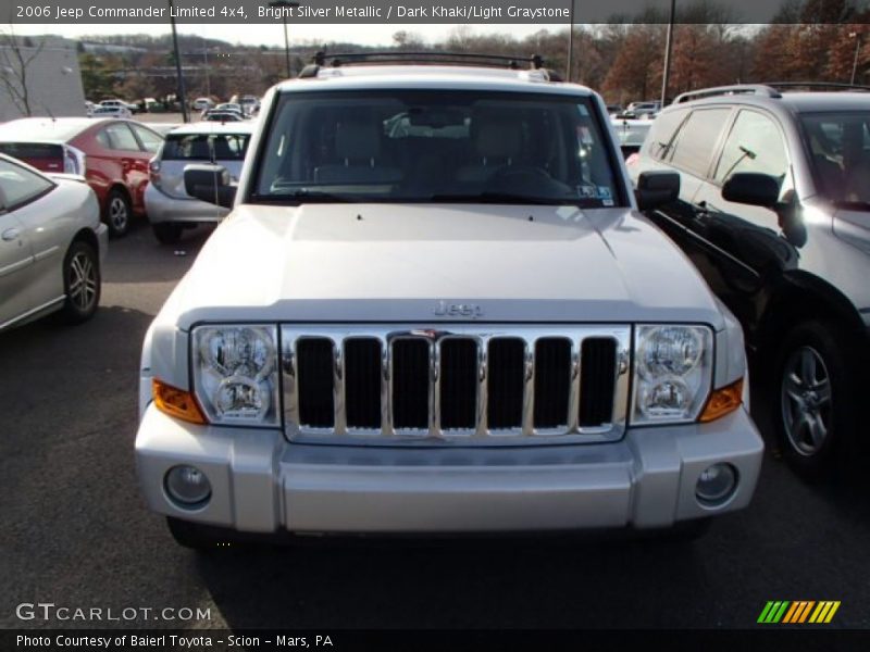 Bright Silver Metallic / Dark Khaki/Light Graystone 2006 Jeep Commander Limited 4x4