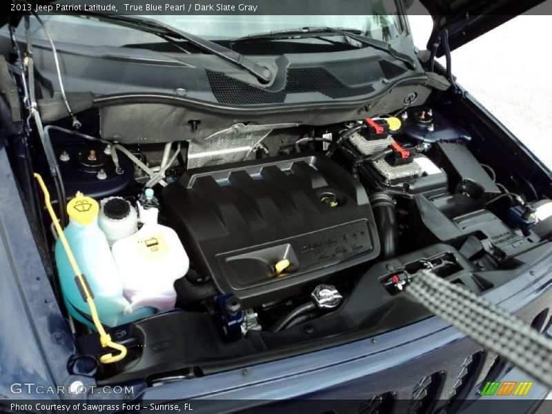 True Blue Pearl / Dark Slate Gray 2013 Jeep Patriot Latitude