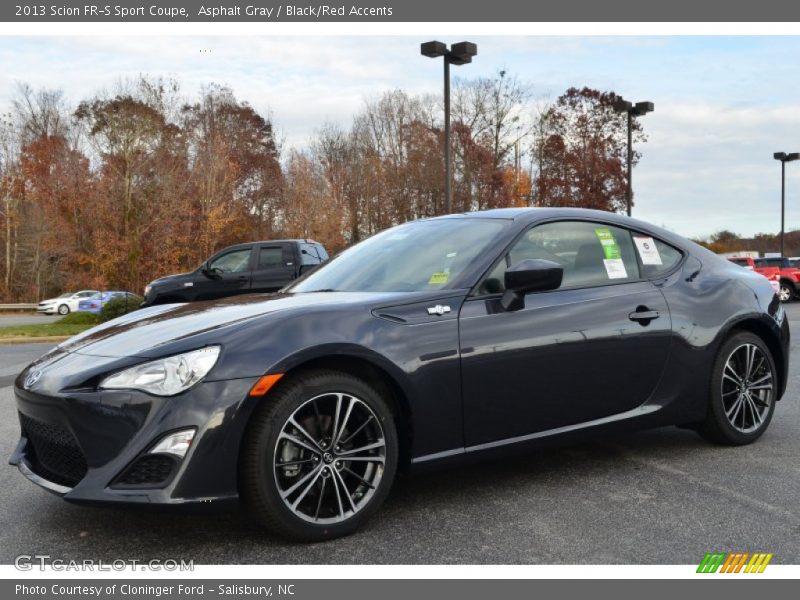 Asphalt Gray / Black/Red Accents 2013 Scion FR-S Sport Coupe