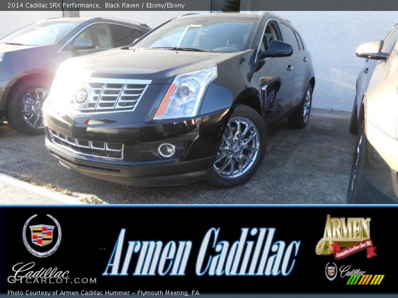 Black Raven / Ebony/Ebony 2014 Cadillac SRX Performance