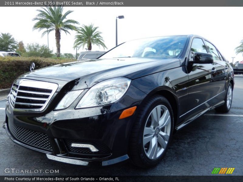 Black / Almond/Black 2011 Mercedes-Benz E 350 BlueTEC Sedan