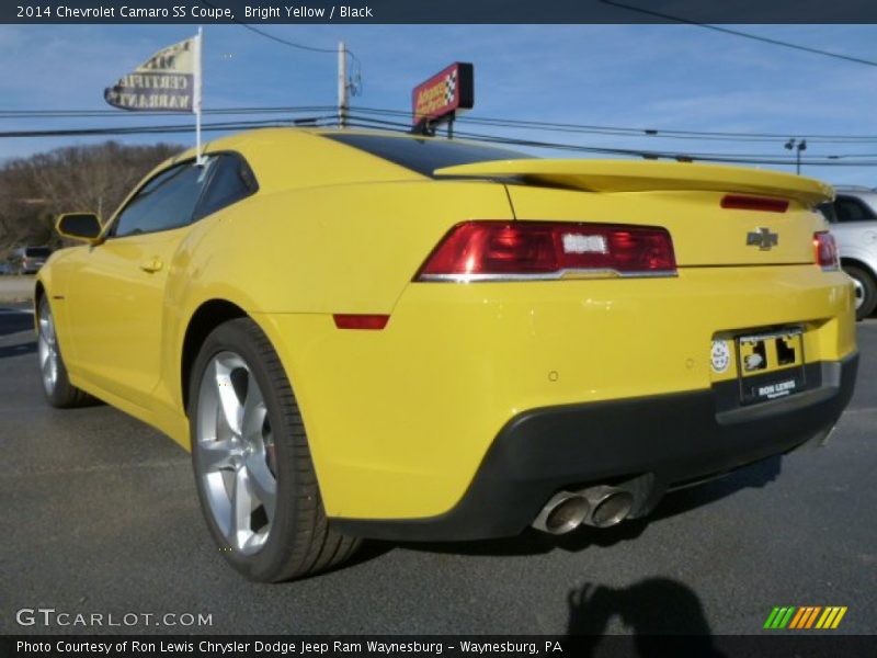 Bright Yellow / Black 2014 Chevrolet Camaro SS Coupe