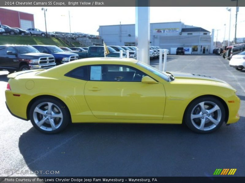 Bright Yellow / Black 2014 Chevrolet Camaro SS Coupe