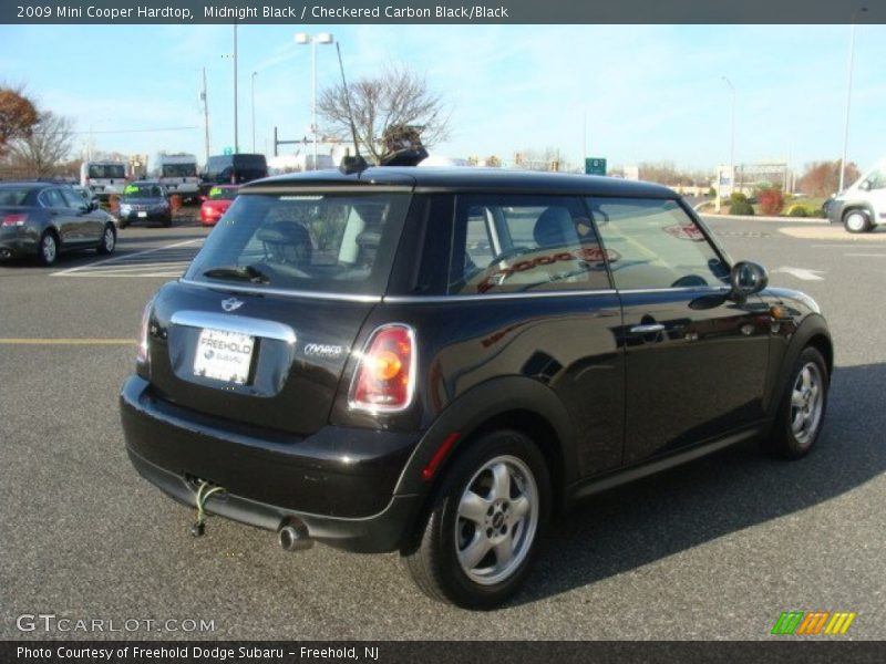 Midnight Black / Checkered Carbon Black/Black 2009 Mini Cooper Hardtop